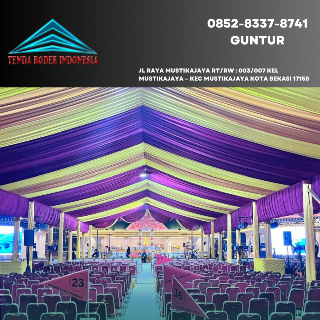 Rental Tenda Roder Paket Termurah Layanan 24 Jam area Tangrang