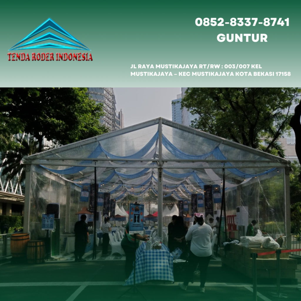 Jasa Sewa Tenda Roder Sedang Promo Akhir Tahun Area Jakarta