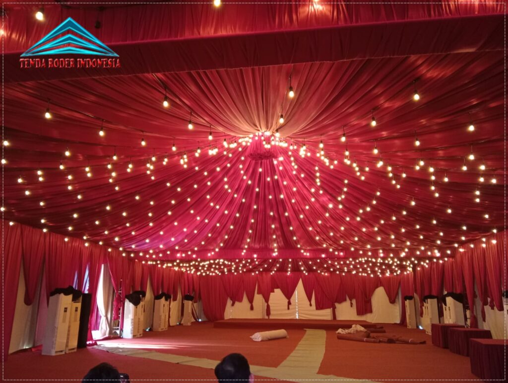 Menyewakan Tenda Roder Dekorasi Kain Filamin Di Bogor 