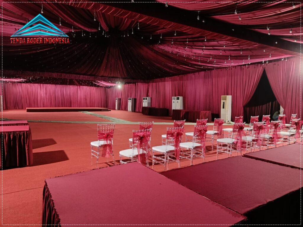 Menyewakan Tenda Roder Dekorasi Kain Filamin Di Bogor 