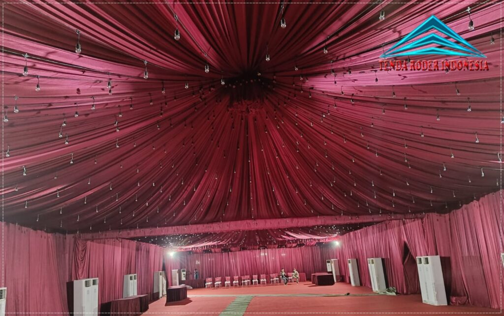 Menyewakan Tenda Roder Dekorasi Kain Filamin Di Bogor 