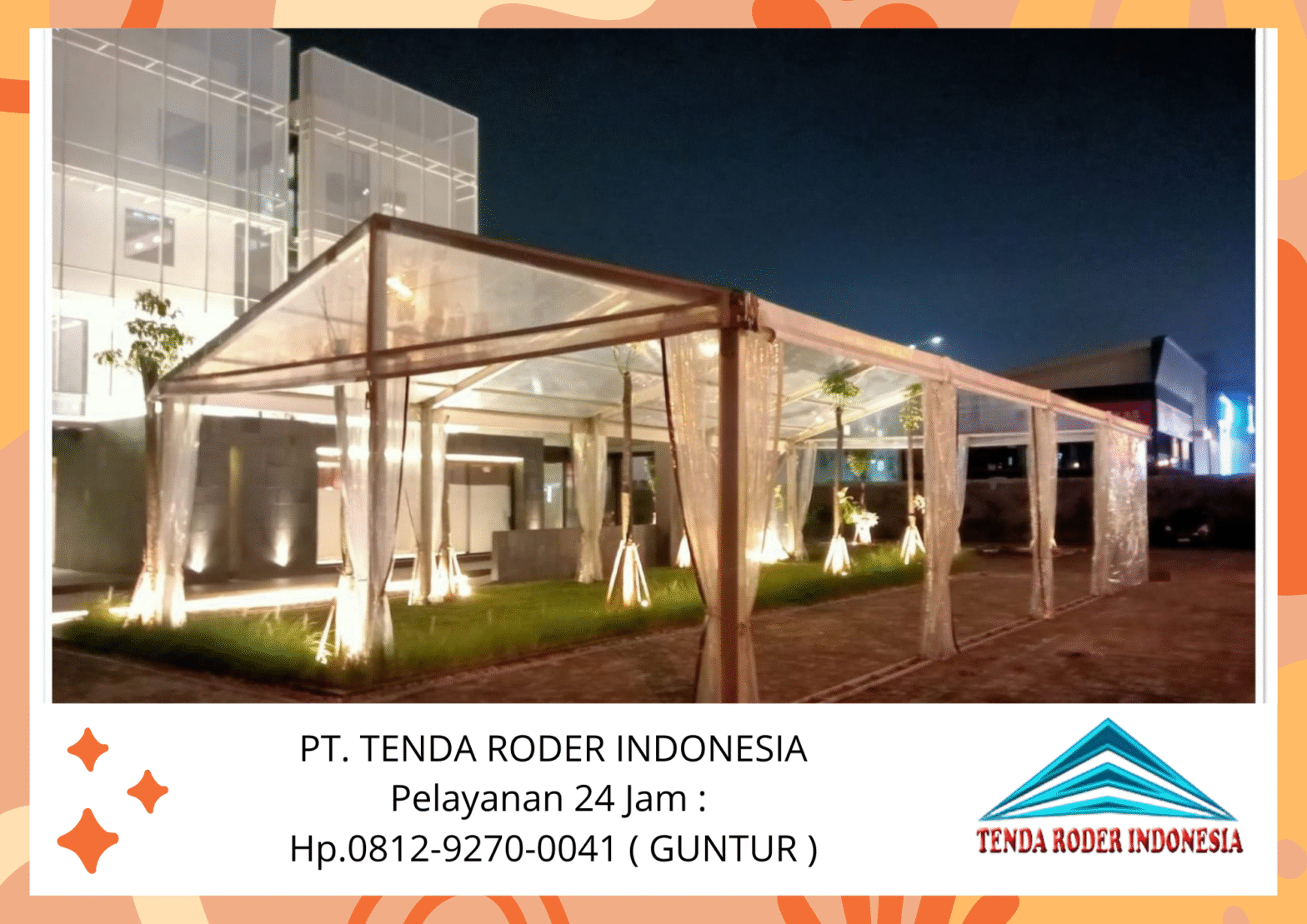 Di Sewakan Tenda Roder Jakarta Pusat Berkualitas Kokoh