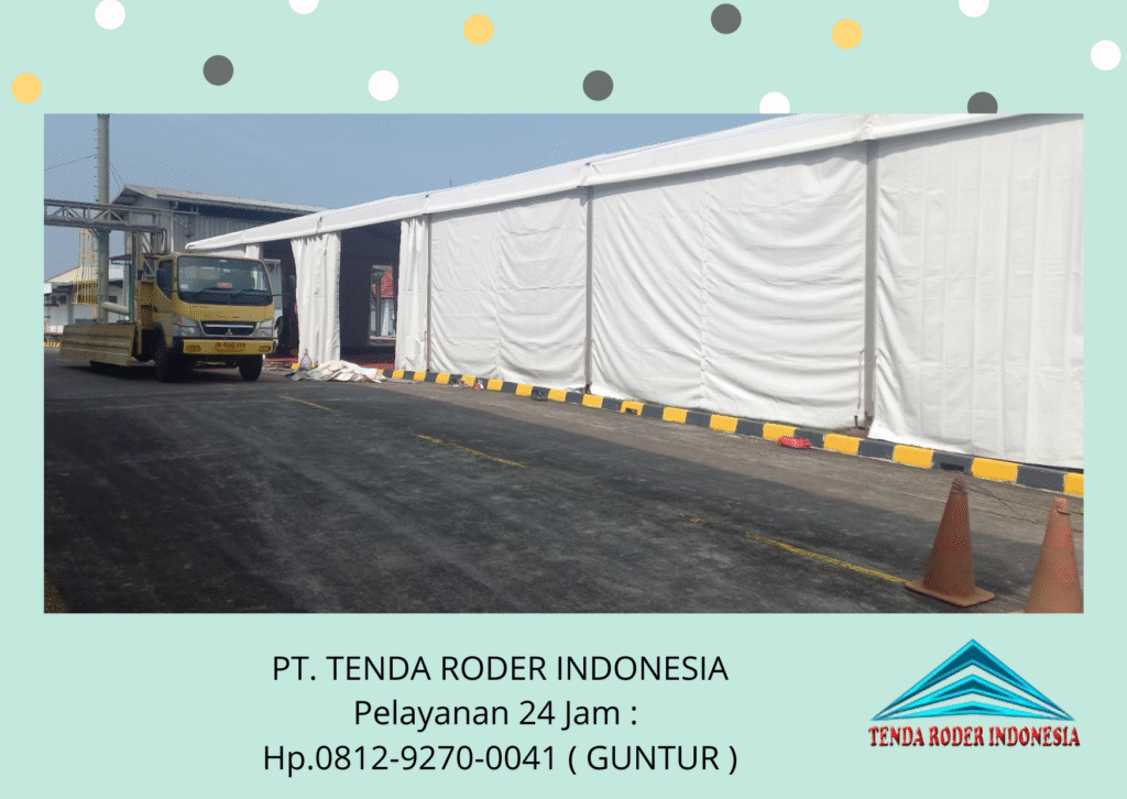 Gudang Rental Tenda Roder Siap Setting