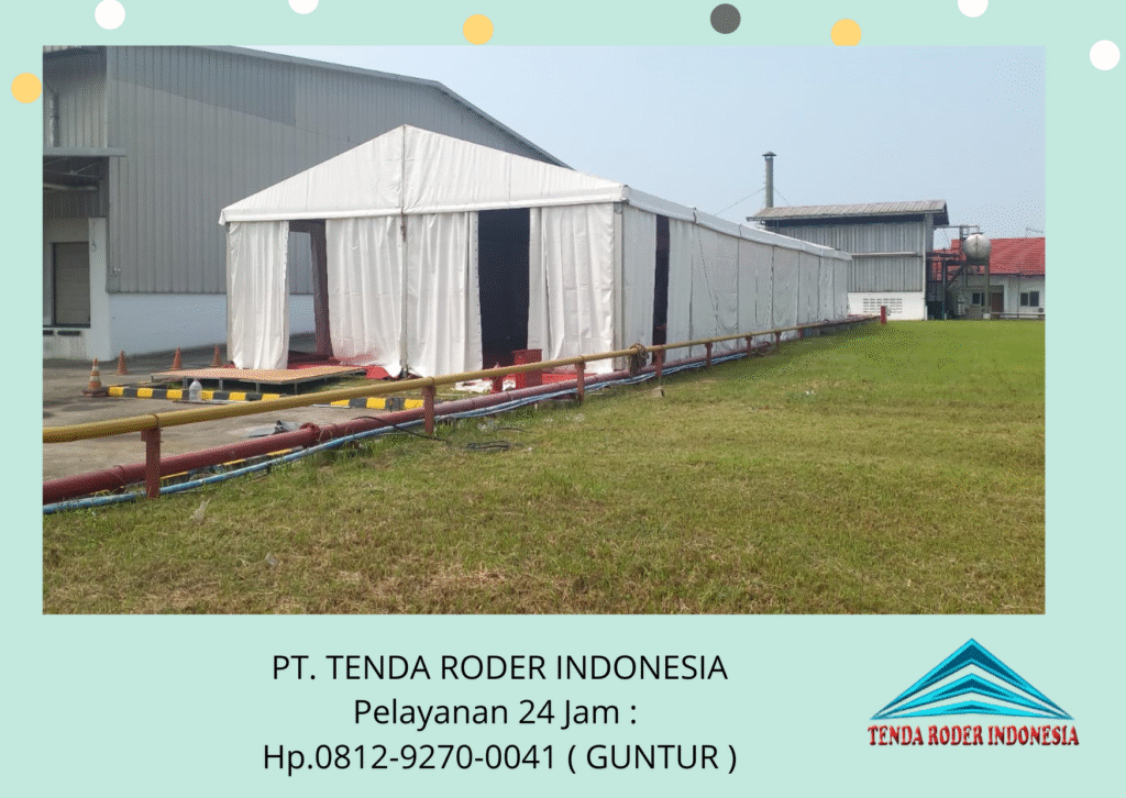 Gudang Rental Tenda Roder Siap Setting