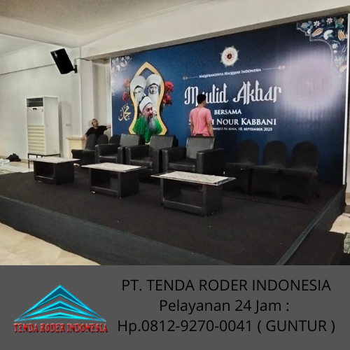 Jasa Sewa Tenda Roder Dan Backdrop Jakarta