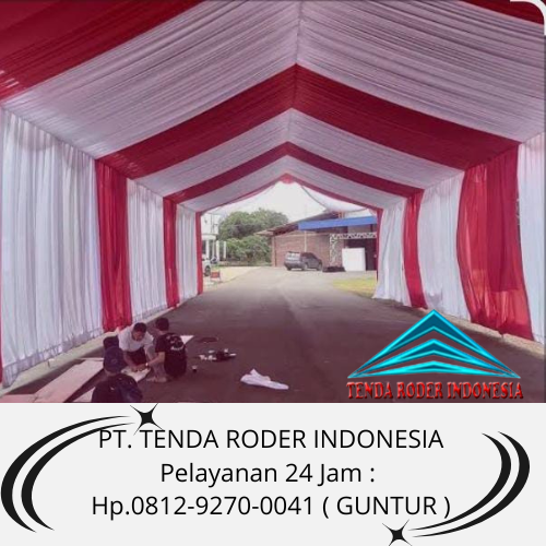 Layanan Sewa Tenda Type Roder Mingguan di Bekasi