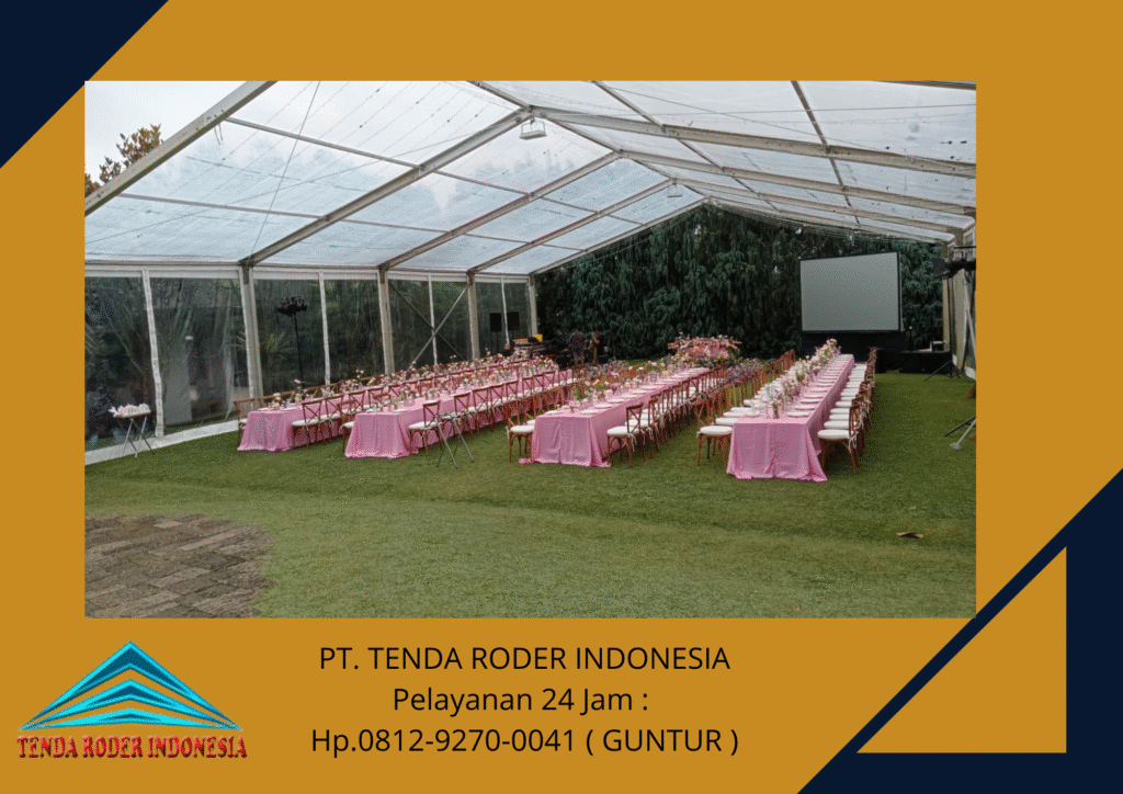 Pusat Penyewaan Tenda Roder Cikarang Bekasi Harga Terbaru