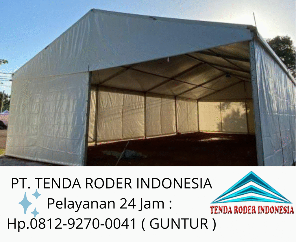 Rental Tenda Roder Bermacam Ukuran Siap Setting Bekasi