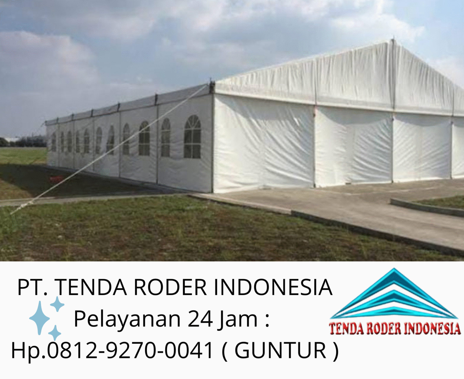 Rental Tenda Roder Bermacam Ukuran Siap Setting Bekasi