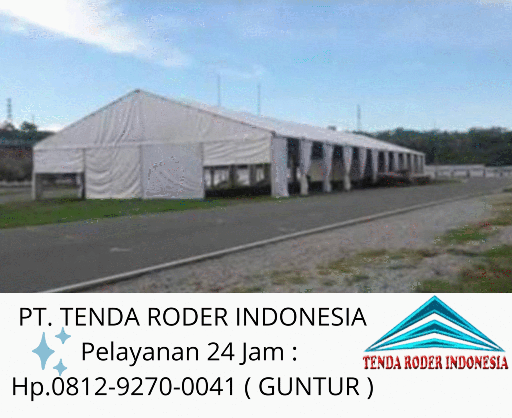 Rental Tenda Roder Bermacam Ukuran Siap Setting Bekasi