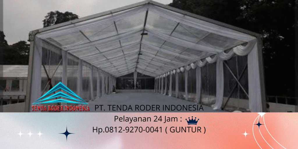 Rental Tenda Roder Harian di Serang Banten