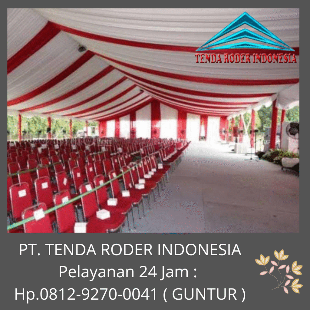 Rental Tenda Roder Murah Siap Kirim Jakarta
