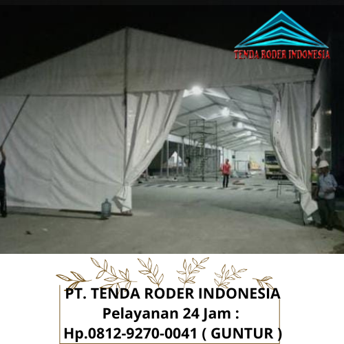 Jasa Sewa Tenda Roder Aneka Ukuran Luas Tenda Roder di Bandung