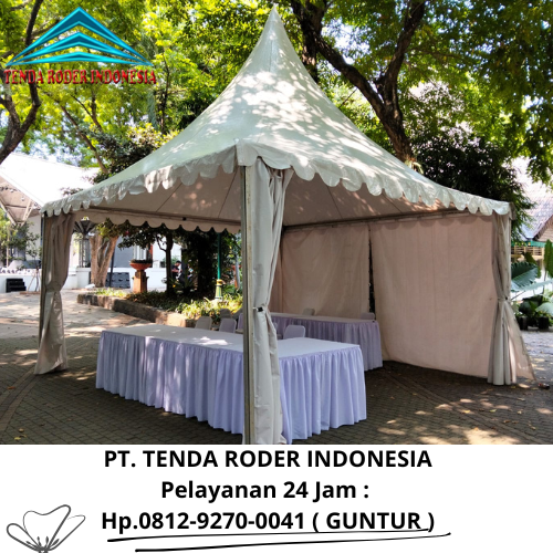 Pusat Vendor Sewa Tenda Roder,Tenda Kerucut,Tenda Bazar Depok