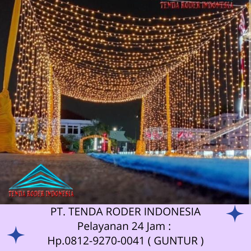Rental Tenda Roder Dekorasi Fairy Light Jakarta