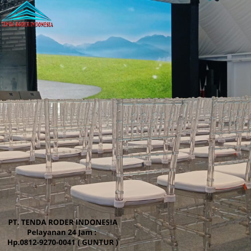 Pusat Sewa Kursi Acrylic Tiffany Dan Tenda Roder Jakarta