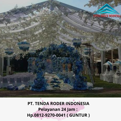 Pusat Sewa Tenda Roder Full Tirai Dekorasi Area Jakarta