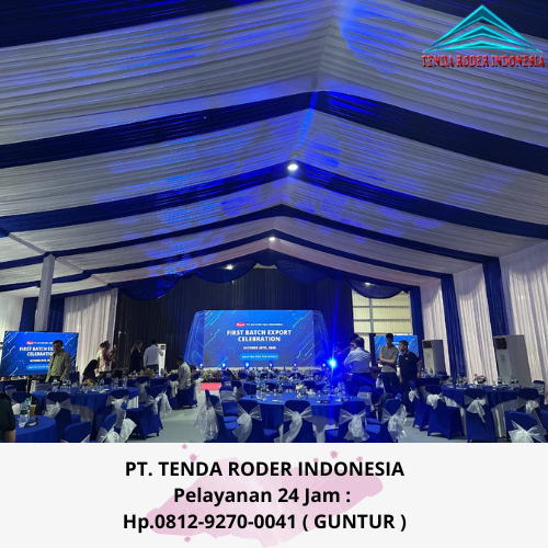 Pusat Sewa Tenda Roder Full Tirai Dekorasi Area Jakarta