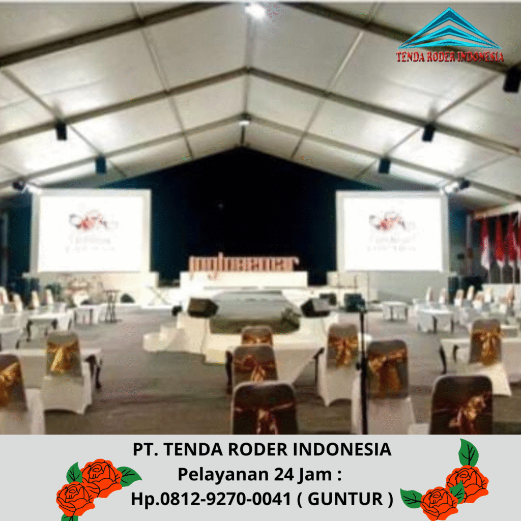Rental Tenda Type Roder Model Dekorasi Terbaru Jakarta