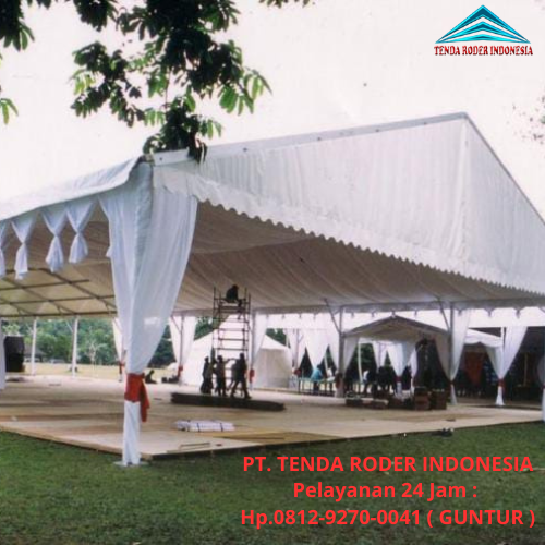 Layanan Sewa Tenda Roder Include Flooring Area Bekasi