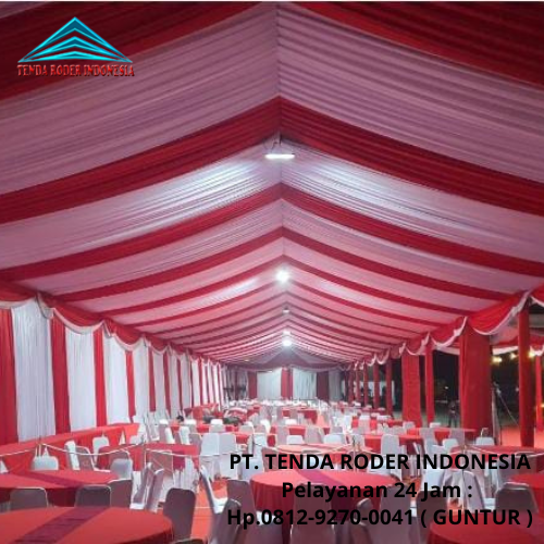 Penyewaan Tenda Roder Berikut Perlengkapan Event Area Tangerang Selatan