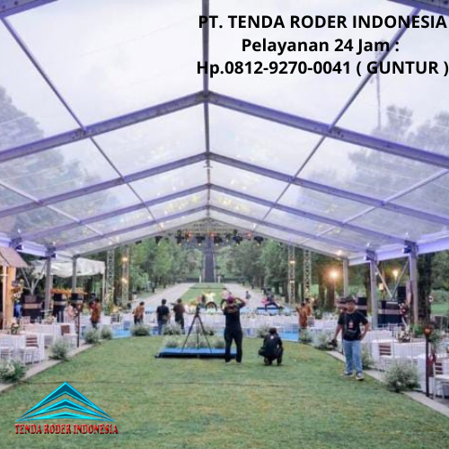 Penyewaan Tenda Roder Berikut Perlengkapan Event Area Tangerang Selatan