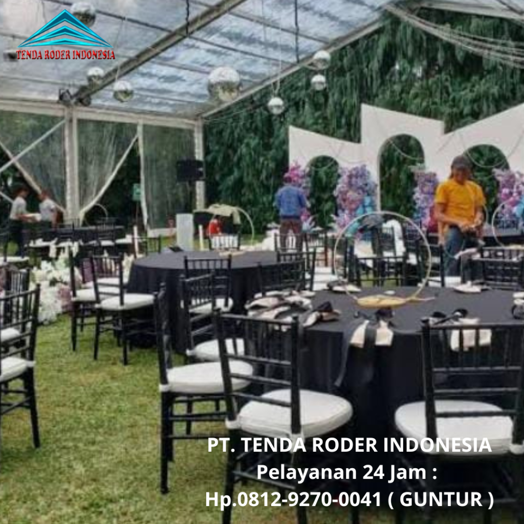 Pusat Sewa Tenda Roder Dan Kursi Tiffany Garden Party Bogor