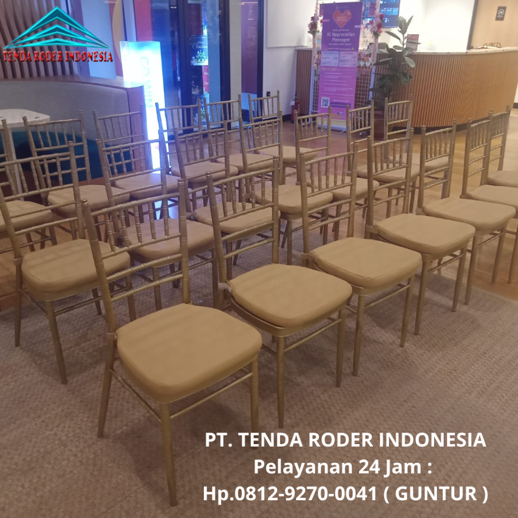 Pusat Sewa Tenda Roder Dan Kursi Tiffany Garden Party Bogor
