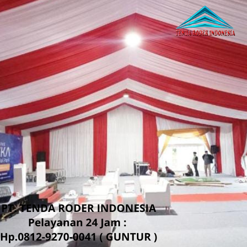 Pusat Sewa Tenda Type Roder Dekorasi Kain Area Cibitung
