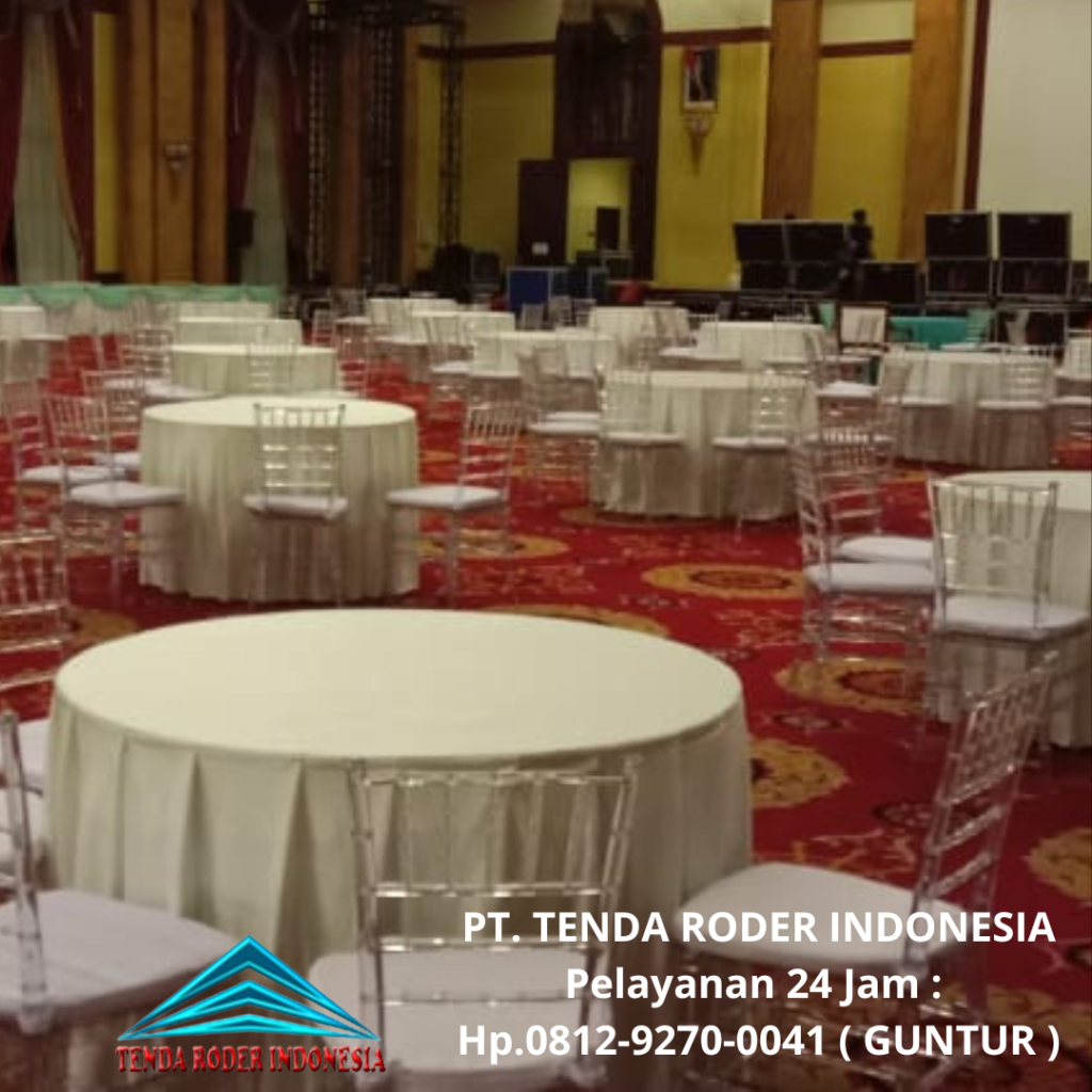 Sewa Tenda Roder Area Jakarta Plus Kursi Acrylic