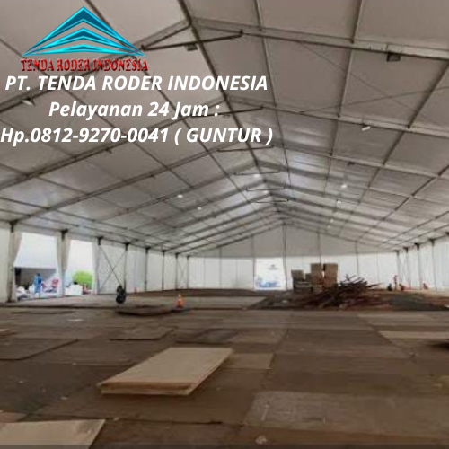 Gudang Sewa Tenda Roder Rangka Aluminium Fleksibel Bogor