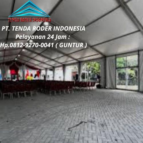 Gudang Sewa Tenda Roder Rangka Aluminium Fleksibel Bogor