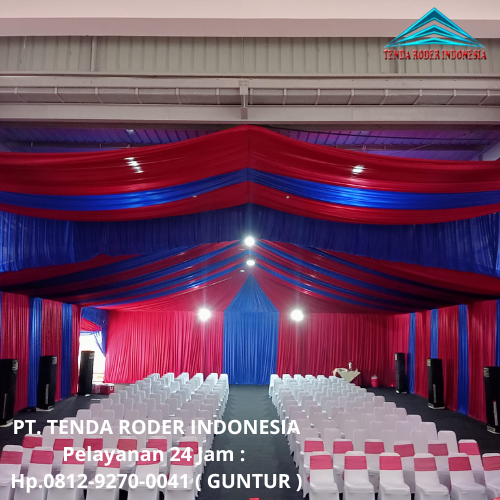 Rental Tenda Roder Full Tirai Dan Plafon Dekorasi Kain Jakarta Selatan