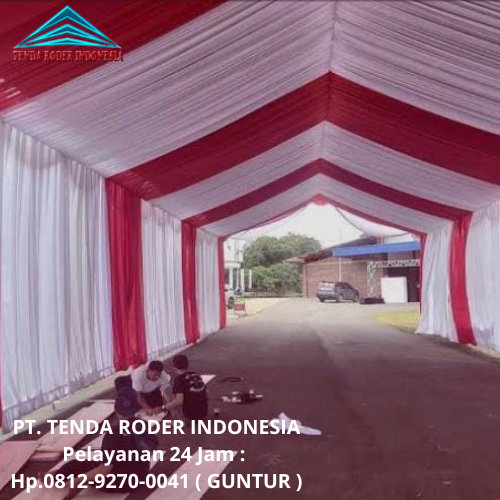 Rental Tenda Roder Full Tirai Dan Plafon Dekorasi Kain Jakarta Selatan