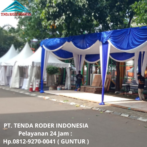 Rental Tenda Roder Full Tirai Dan Plafon Dekorasi Kain Jakarta Selatan
