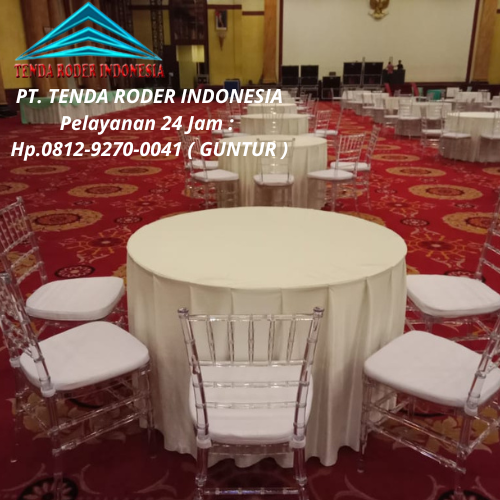 Rental Tenda Roder Transparan Dan Kursi Acrylic Cikarang