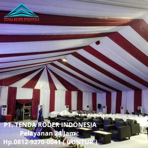 Sewa Tenda Roder Dekorasi Rapi Elegant Jakarta