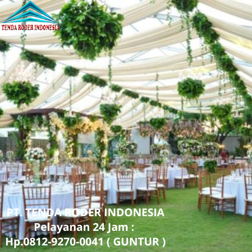Sewa Tenda Roder Dekorasi Rapi Elegant Jakarta