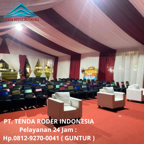 Sewa Tenda Roder Dekorasi Rapi Elegant Jakarta