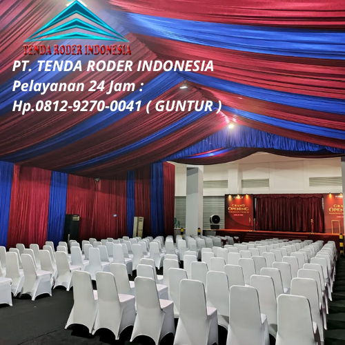 Sewa Tenda Roder Full Tirai Filamin Area Jakarta