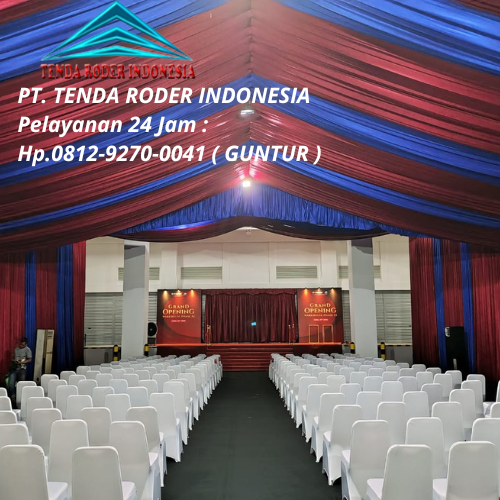 Sewa Tenda Roder Full Tirai Filamin Area Jakarta