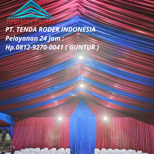 Sewa Tenda Roder Full Tirai Filamin Area Jakarta