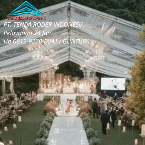 Sewa Tenda Roder VIP Pernikahan Outdoor Spesial Cikampek
