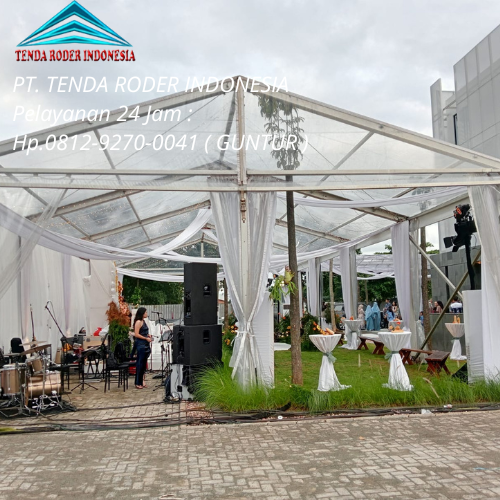 Sewa Tenda Roder VIP Pernikahan Outdoor Spesial Cikampek