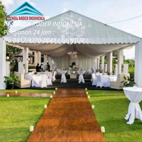 Sewa Tenda Roder VIP Pernikahan Outdoor Spesial Cikampek