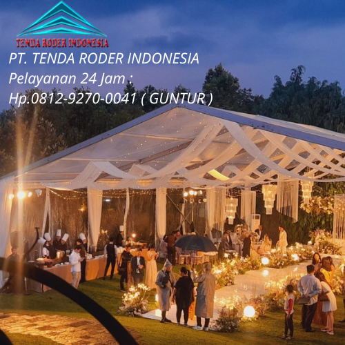 Sewa Tenda Roder VIP Pernikahan Outdoor Spesial Cikampek