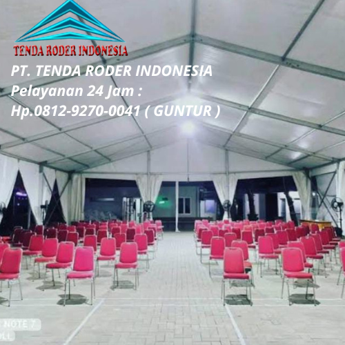 Sewa Tirai Hitam Dan Tenda Roder Area ICE BSD