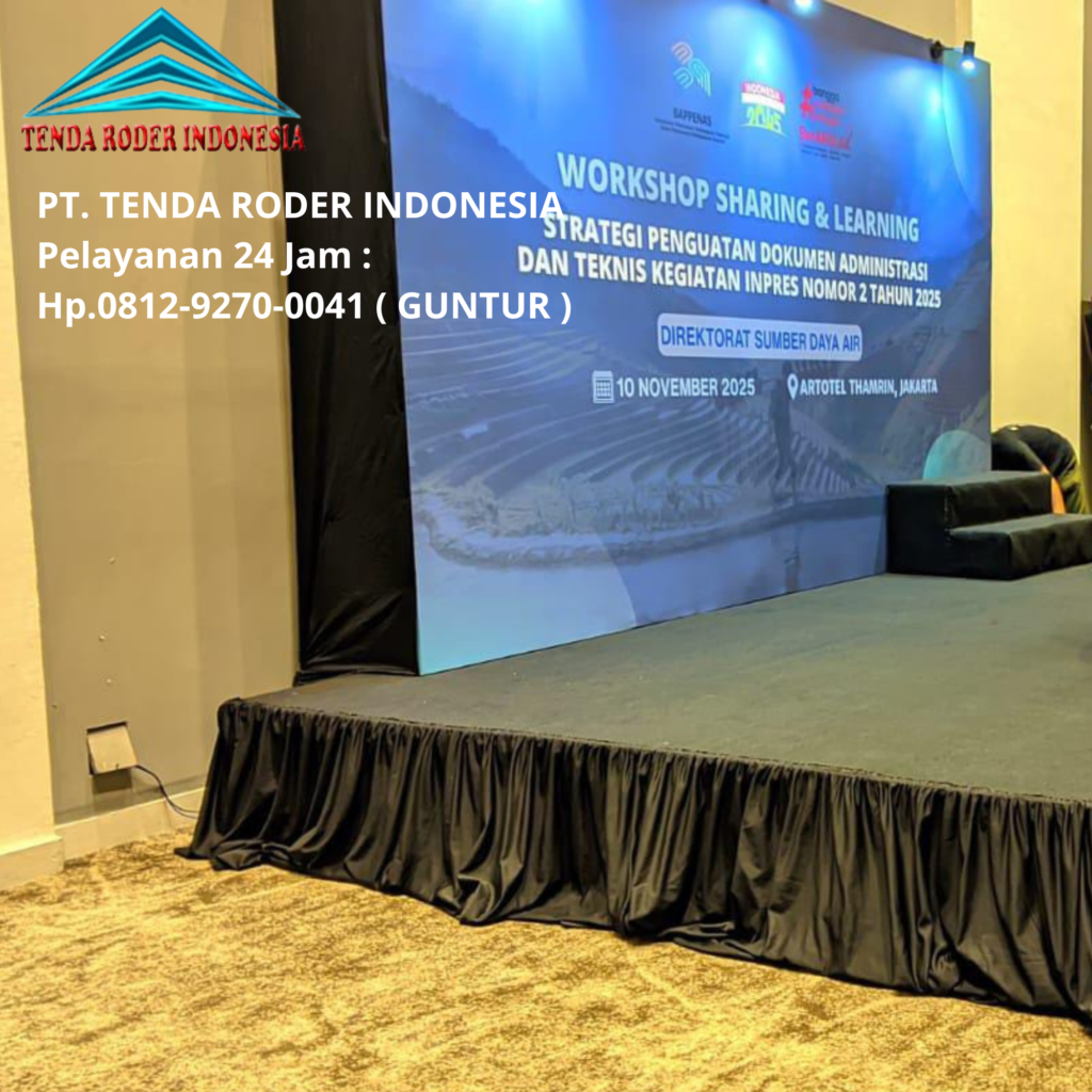 Pusat Sewa Tenda Roder,Podium Panggung,Backdrop Serang