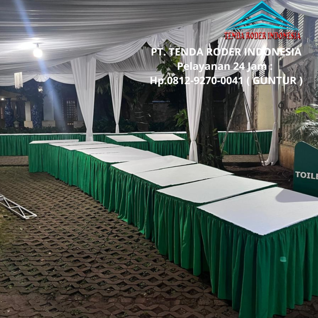 Rental Sewa Meja Kotak Dan Tenda Roder Modular Jakarta Utara