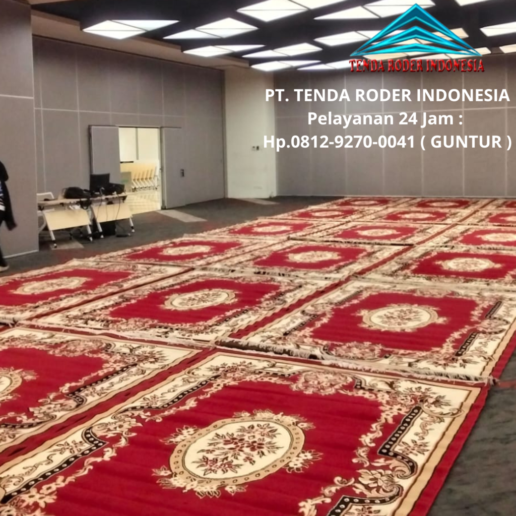 Rental Tenda Roder Event Ramadhan Lengkap Karpet Permadani Jakarta